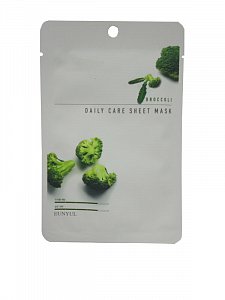 Eunyul Маска тканевая для лица с экстрактом брокколи 22мл Broccoli Daily Care Sheet Mask
