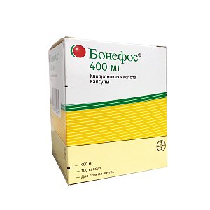 Бонефос капсулы 400 мг 100 шт.