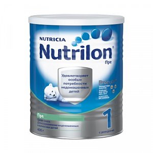 Nutrilon Пре 1 Молочная смесь с рождения для недоношенных и маловесных детей 400 г