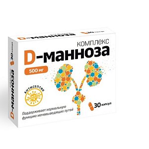 D-манноза комплекс таблетки 865мг 30 шт.
