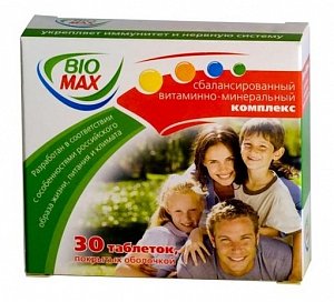 Био-Макс таблетки покрытые оболочкой 30 шт.