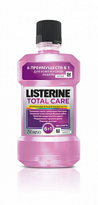Listerine Ополаскиватель Total Care 6 в 1 250 мл