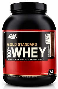 Optimum Nutrition 100% Whey Gold Standart Протеин сывороточный 2270 г Дабл-Рич шоколад