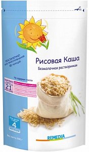 Remedia Каша рисовая безмолочная с 4 мес. 200 г