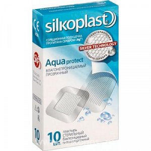 Silkoplast Пластырь Aquaprotect 10 шт.