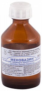 Меновазин раствор спиртовой для наружного применения флакон 40 мл Ивановская фармацевтическая фабрика