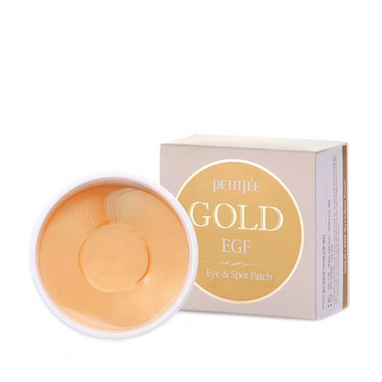 Petitfee Патчи гидрогелевые для кожи вокруг глаз и лица Золото и EGF Gold  Spot Patch 60 шт.+30 шт.