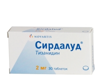 Купить Сирдалуд таблетки 2 мг 30 шт., Novartis Pharma [Новартис Фарма]