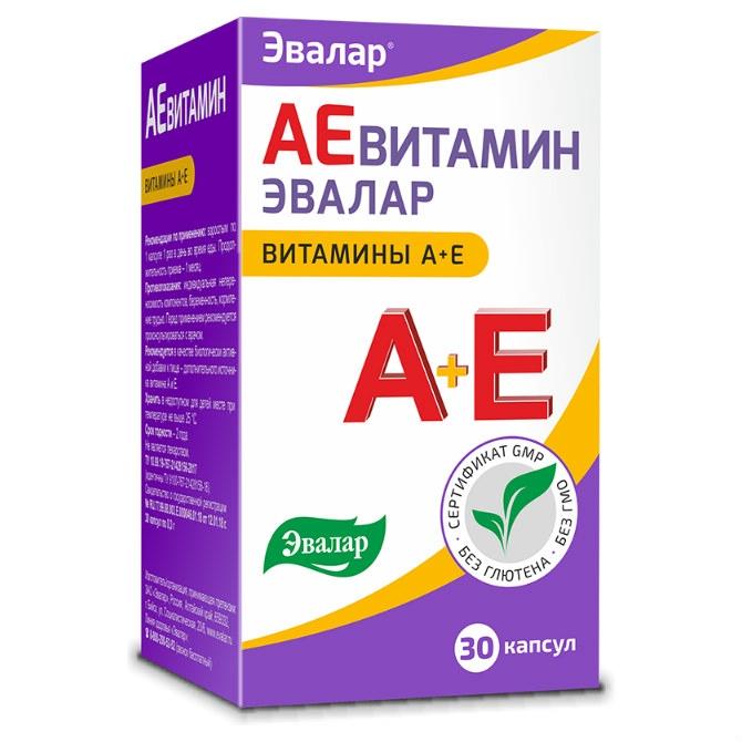 

АЕвитамин капсулы 30 шт. Эвалар