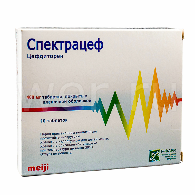 

Спектрацеф таблетки 400 мг 10 шт.