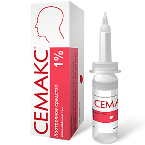 капли назальные 1% 3 мл