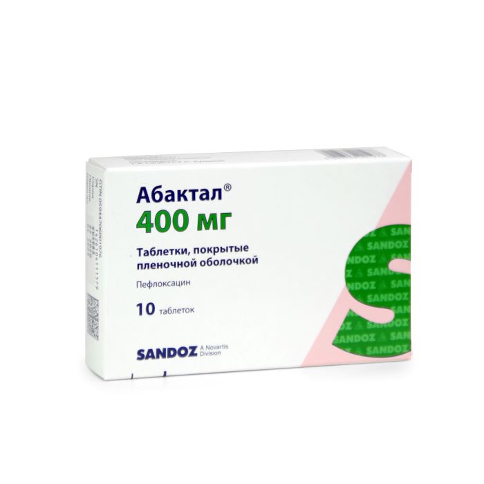 Абактал таблетки покрытые пленочной оболочкой 400 мг 10 шт.