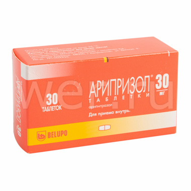Арипризол таблетки 30 мг 30 шт.
