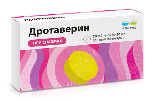 

Дротаверин таблетки 40 мг 28 шт.