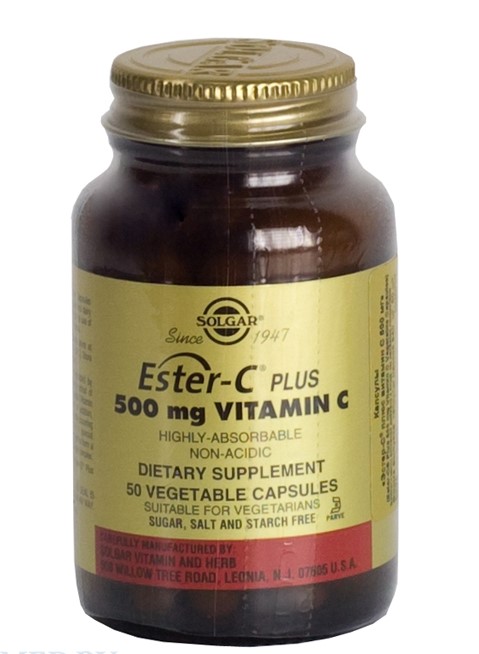Solgar Эстер-С+Витамин С 500 мг капсулы 50 шт.