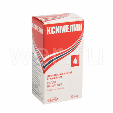 капли назальные 0,1% флакон-капельница 10 мл