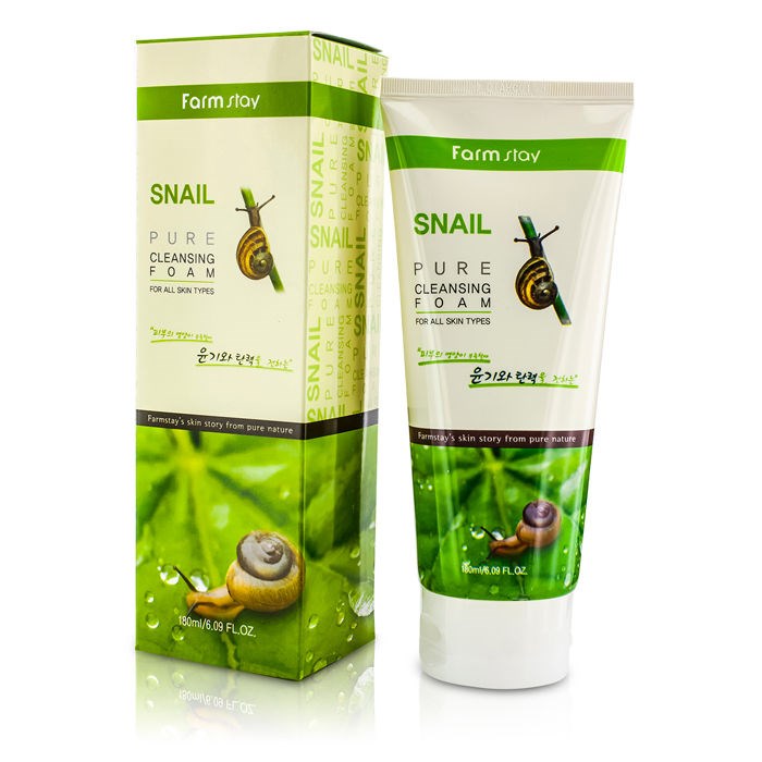 очищающая с экстрактом улитки pure cleansing foam snail 180 мл