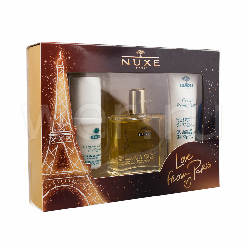 Набор: Сухое масло 50 мл +Крем для контура глаз 15 мл +Крем для лица 40 мл