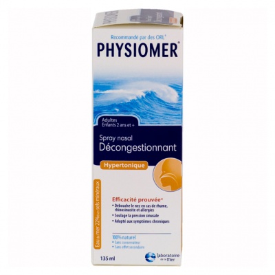 спрей назальный гипертонический 135 мл для взрослых и детей от 2 лет
