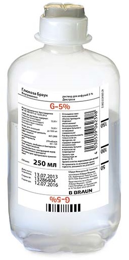 раствор для инфузий 5% флакон 250 мл 10 шт. Б.Браун