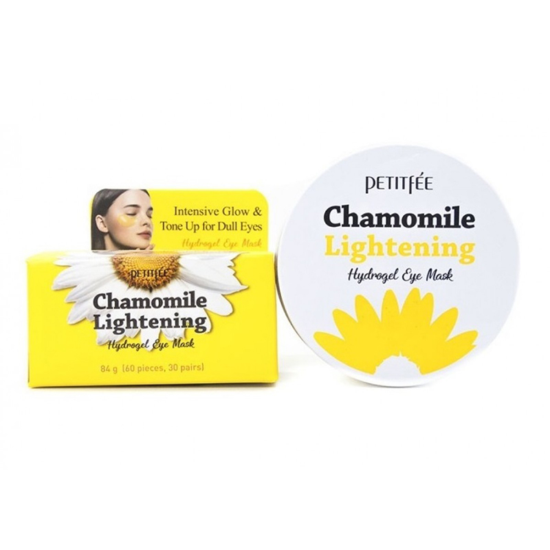 

Petitfee Патчи гидрогелевые для кожи вокруг глаз осветляющие Chamomile Lightening 60 шт