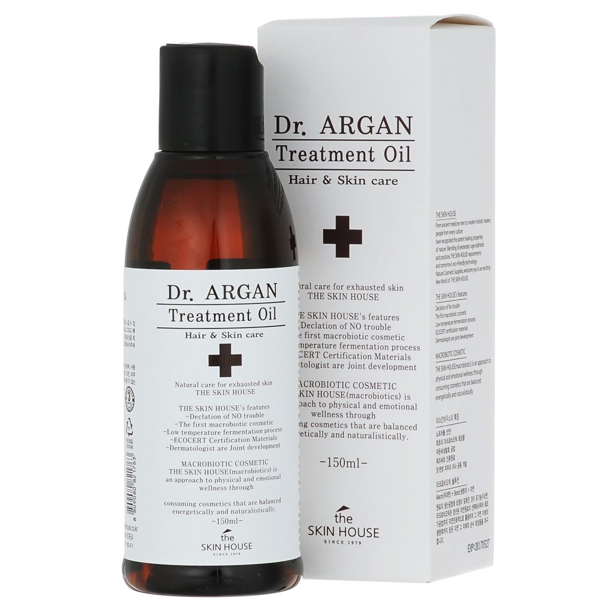 арганы для восстановления волос dr. argan treatment oil 150 мл