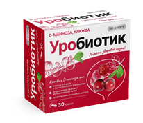 Уробиотик BioForte D-манноза 500 мг с экстр клюквы капсулы 30 шт