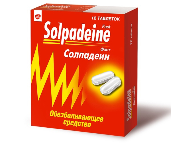 Купить Солпадеин Фаст таблетки покрытые пленочной оболочкой 12 шт., GlaxoSmithKline [ГлаксоСмитКляйн]