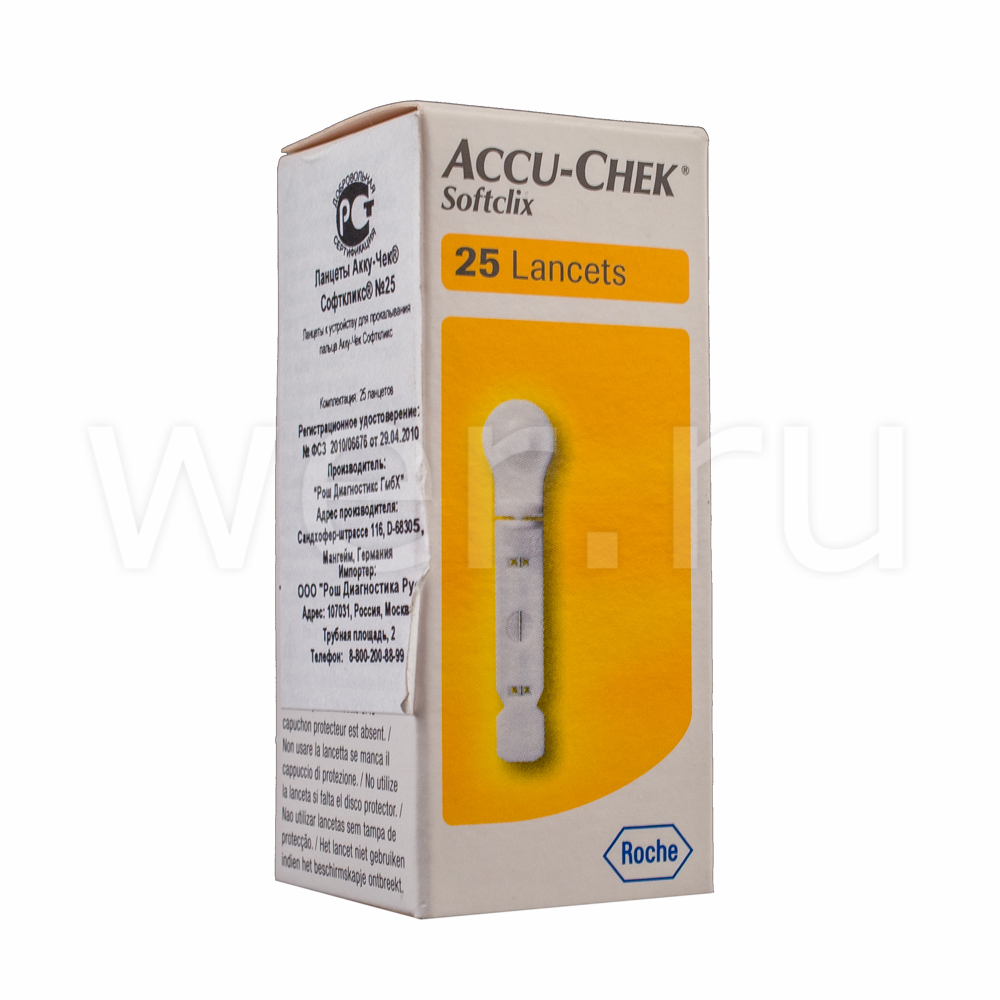 Accu-Chek Softclix ланцеты 25 шт.