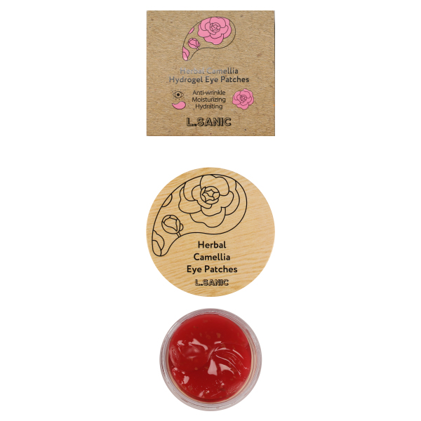 l`sanic Патчи гидрогелевые для кожи вокруг глаз с экстрактом камелии 60 шт.