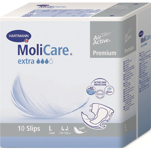 MoliCare Premium extra Soft Подгузники для взрослых р.L 10 шт. (100-150см)