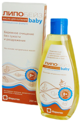 lipobase Бэби Масло для купания 200 мл