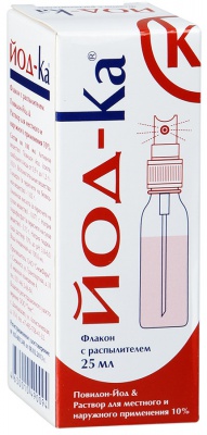 раствор для местного и наружного применения 10% флакон с распылителем 25 мл Снежфарм