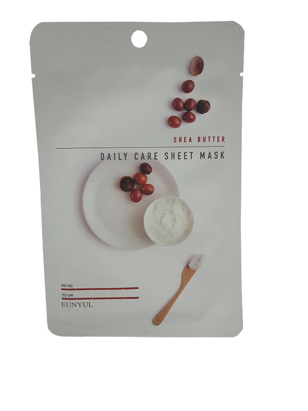 для лица с маслом ши 22 мл shea butter daily care sheet mask