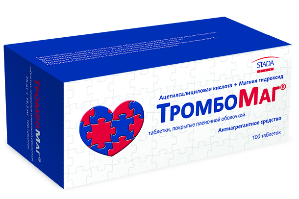 Тромбомаг таблетки 150 мг+30,39 мг 100 шт.
