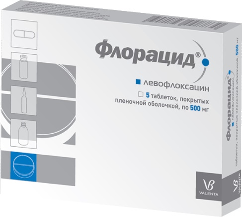 таблетки покрытые пленочной оболочкой 500 мг 5 шт.