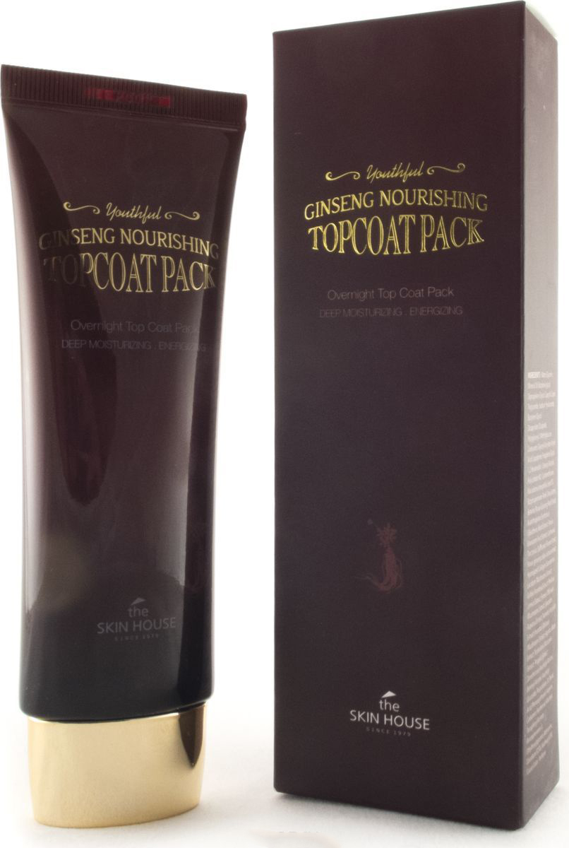 ночная с женьшенем ginseng nourishing top coat pack 80 мл