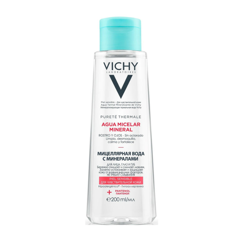 Vichy Purete Thermale Мицеллярная вода с минералами для чувствительной кожи 200 мл
