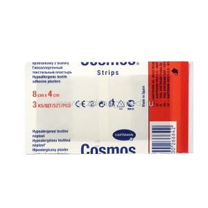 Cosmos Пластырь Стрипс 8х4 см 1 шт. (разбор)