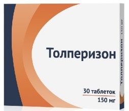 Толперизон таблетки покрытые пленочной оболочкой 150 мг 30 шт. Озон