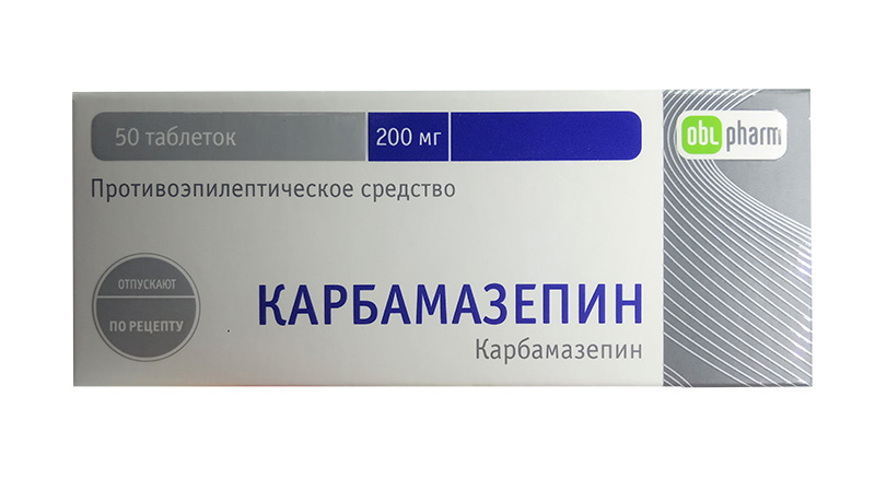 Купить Карбамазепин таблетки 200 мг 50 шт., Оболенское ФП
