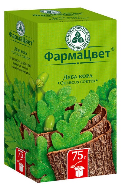 

Дуба кора 75 г