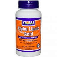 NOW Альфа-липоевая кислота капсулы 600 мг 60 шт. (БАД)