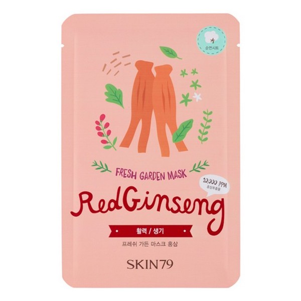 с красным женьшенем fresh garden mask red ginseng 23 г
