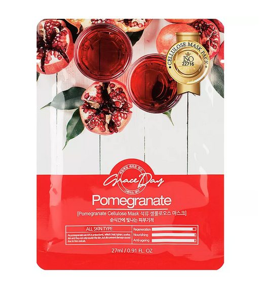 Маска тканевая с экстрактом граната 27мл