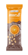 Мюсли батончик FoodForte Апельсин в шоколаде 50 г