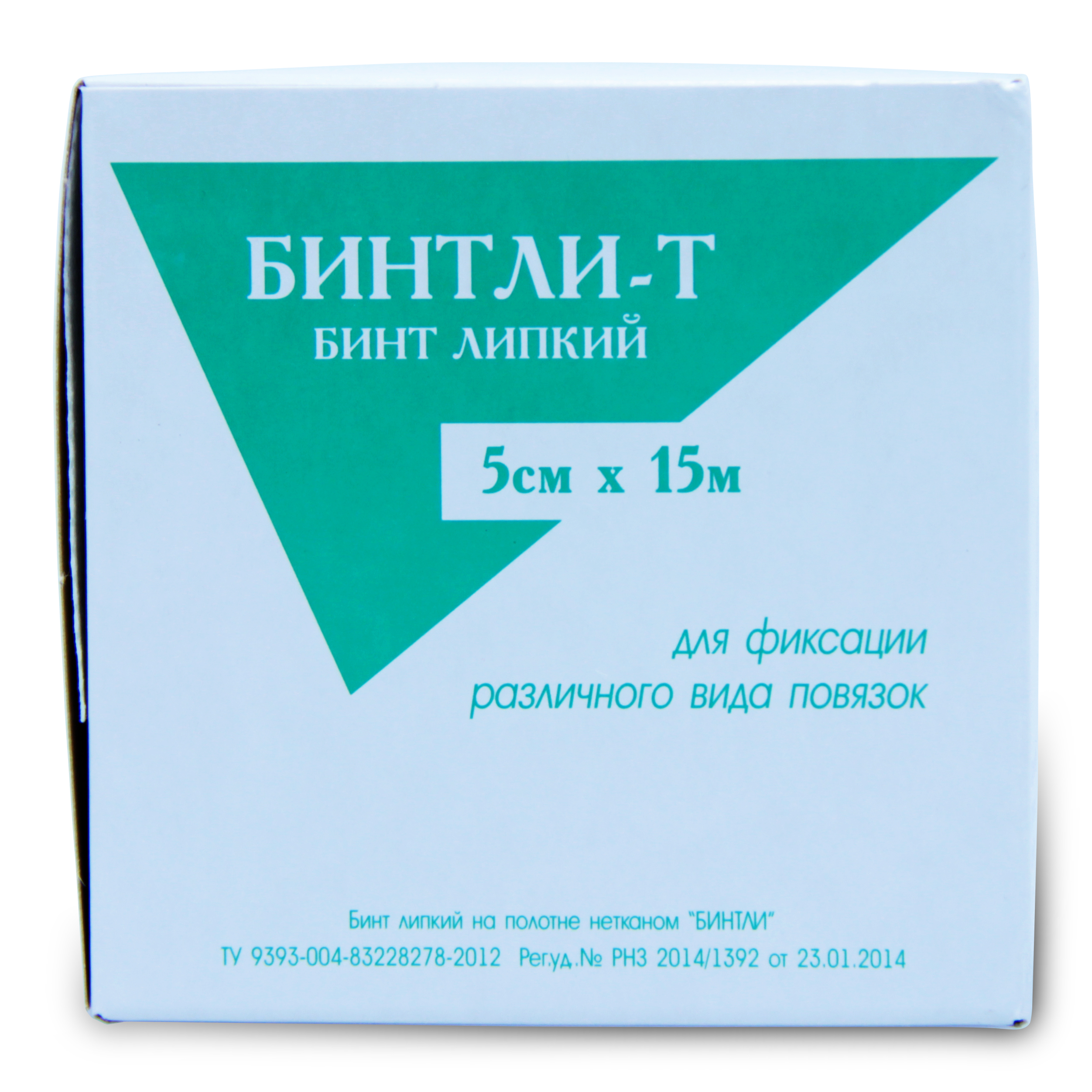 бинт липкий 5 см х 15 м рулон