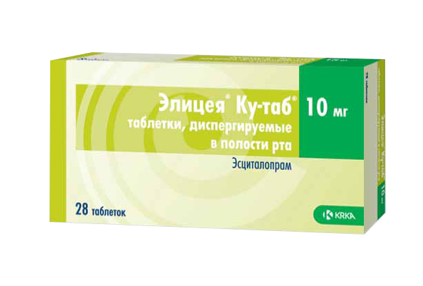 Элицея Ку-таб таблетки диспергируемые 10 мг 28 шт.