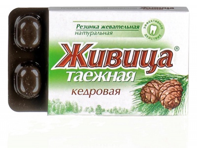 Живица Таежная Резинка жевательная Кедровая 5 г 5 шт.