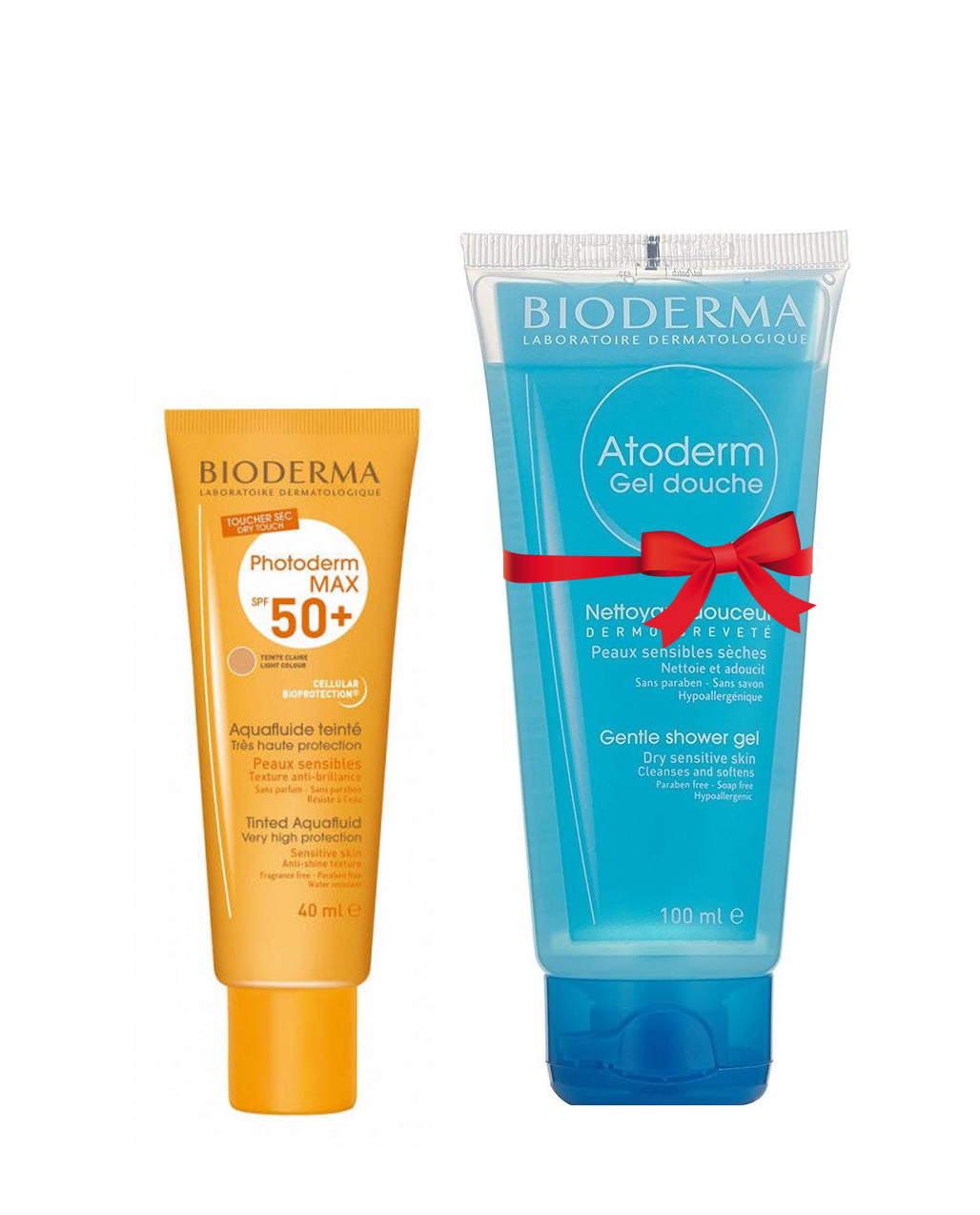 photoderm max Аквафлюид spf50+ 40мл+atoderm Гель для душа 100мл
